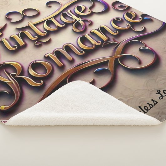 "Romantic Memories Linger" Sherpa Deken (3/4)