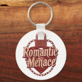 "Romantic Menace" with Edgy Heart Lock Sleutelhanger (Achterkant)