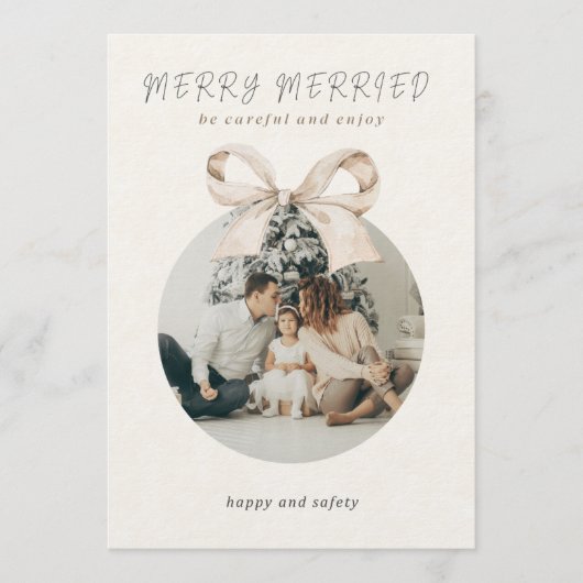 Romantic Merry Married Card Kaart (Voorkant)