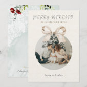 Romantic Merry Married Card Kaart (Voorkant / Achterkant)