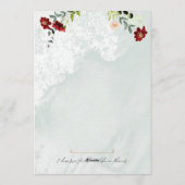 Romantic Merry Married Card Kaart (Achterkant)