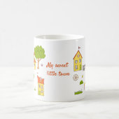 Romantic Mijn kleine stadje Minimalistische koffie Koffiemok (Center)