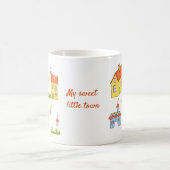 Romantic Mijn kleine stadje Minimalistische koffie Koffiemok (Center)