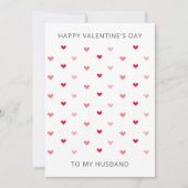 Romantic Minimal Heart Valentine's Day Card (Voorkant)