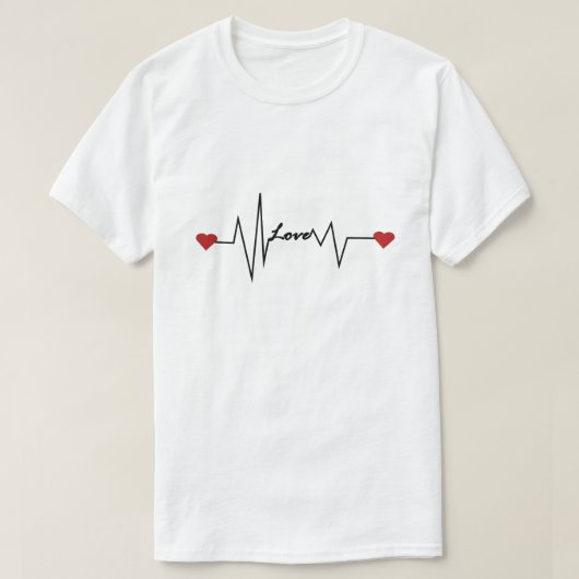 Romantic & Minimalist Design T-shirt (Design voorkant)