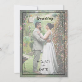 Romantic Minimalist Wedding | Clean Lines & White  Kaart