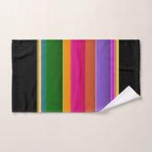 Romantic Modern Art Geometry regenboogstrepen Bath Bad Handdoek (Handdoek)