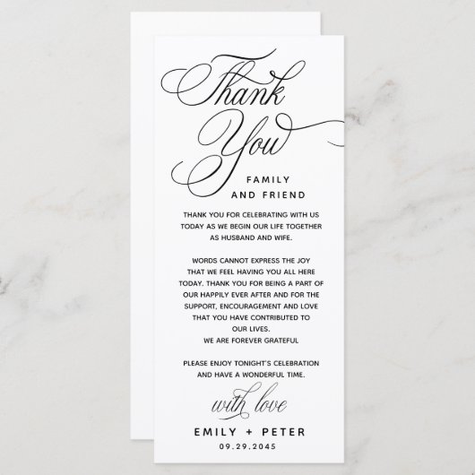 Romantic Modern Calligraphy Typography Script (Voorkant / Achterkant)