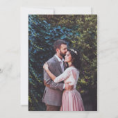 Romantic Modern Elegant Ecru 2 Kaart (Achterkant)