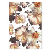 Romantic Modern Flower Floral Wedding Kaart (Achterkant)