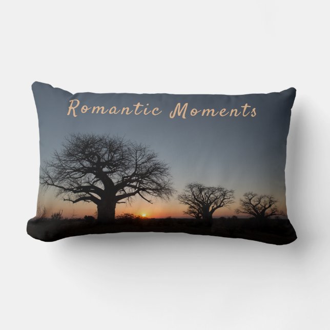 Romantic Moments Sunset Sacred Baobabs Kussen (Voorkant)