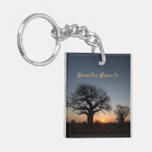 Romantic Moments Sunset Sacred Baobabs Sleutelhanger (Voorkant Links)