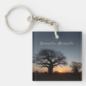 Romantic Moments Sunset Sacred Baobabs Sleutelhanger (Voorkant)