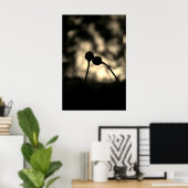 Romantic Moody Flowers – Botanical Fantasy Boho Poster (Thuiskantoor)