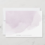 Romantic Moody plum kalligraphy Vrijgezellenfeest Kaart (Achterkant)