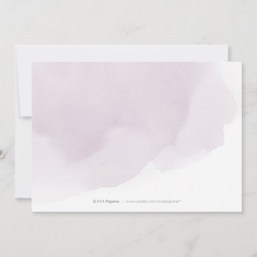 Romantic Moody plum kalligraphy Vrijgezellenfeest Kaart (Achterkant)