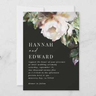 Romantic moody rustic classy dark winter bruiloft