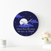 Romantic Moon met sterren Grote Klok (Huis)