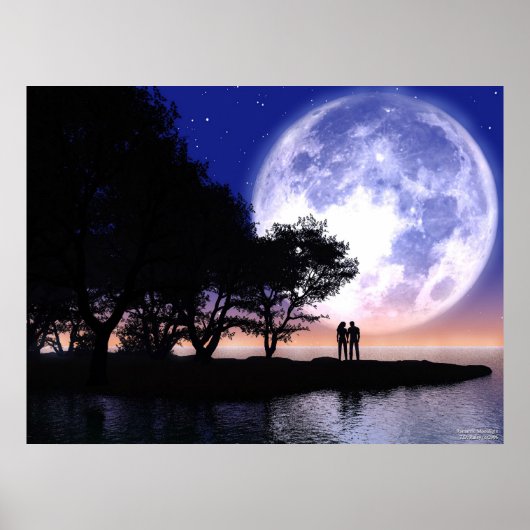 Romantic Moonlight Poster (Voorkant)