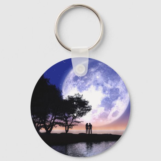Romantic Moonlight Sleutelhanger (Voorkant)