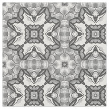 Romantic Moroccan Abstract Floral Tile Pattern
