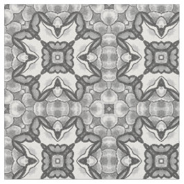 Romantic Moroccan Abstract Floral Tile Pattern Stof