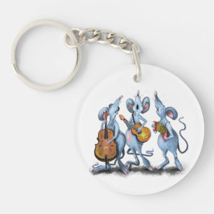 Romantic Mouse Band Sleutelhanger Gift Fun