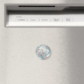 Romantic Multi Peony Magnet (Insitu (Vaatwasser))