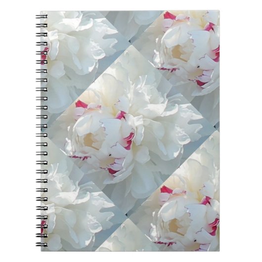 Romantic Multi Peony Notitieboek (Voorkant)
