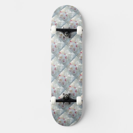 Romantic Multi Peony Skateboard (Voorkant)