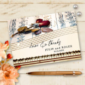 Romantic Music Custom Photo Weddenschap Hartelijk Bedankkaart