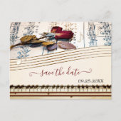 Romantic Muziek die het Briefkaart van de Datum sp (Voorkant)