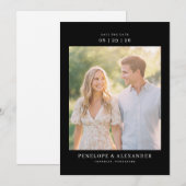 Romantic Natural Photo Save The Date (Voorkant / Achterkant)