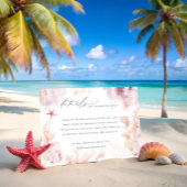 Romantic Nautical Wedding Enclosure Kaart