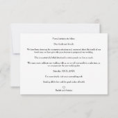 Romantic New Date Wedding Engaged 4 Photos Collage Save The Date (Achterkant)