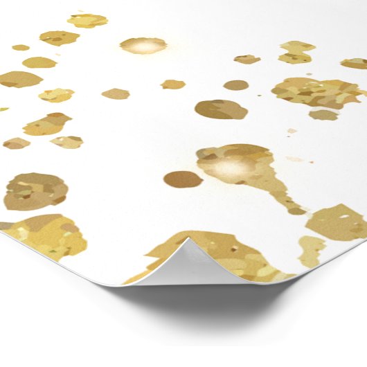 Romantic New York Destination Wedding Sign Poster (Hoek)