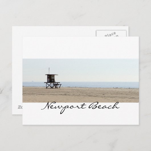Romantic Newport Beach Briefkaart (Voorkant / Achterkant)