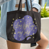 Romantic Night Sky Tote Bag