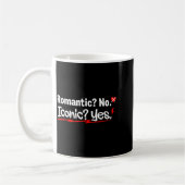 Romantic No Iconic Yes Funny Anti Valentine's Day  Koffiemok (Links)