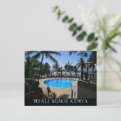 Romantic Nyali Beach, Mombasa Coast Kenya Briefkaa Briefkaart (Staand voorkant)