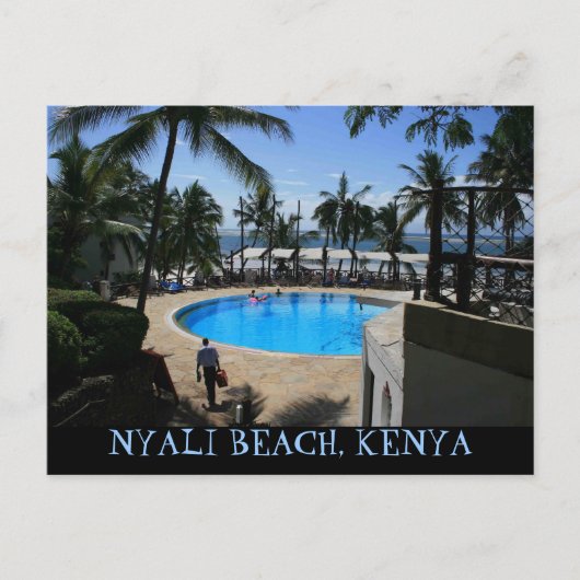 Romantic Nyali Beach, Mombasa Coast Kenya Briefkaa Briefkaart (Voorkant)