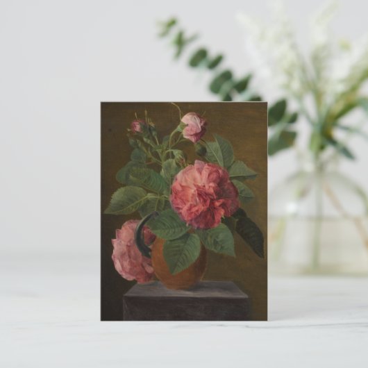 Romantic Old English Roses Briefkaart (Staand voorkant)