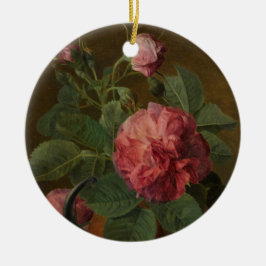 Romantic Old English Roses Keramisch Ornament