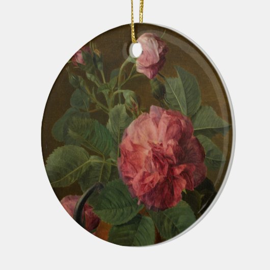 Romantic Old English Roses Keramisch Ornament (Links)
