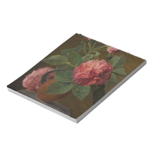 Romantic Old English Rozen Notitieblok (Linkerzijde)