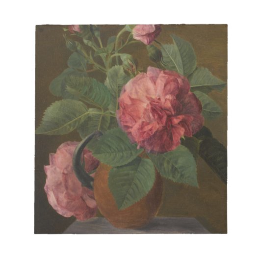 Romantic Old English Rozen Notitieblok (Voorkant)