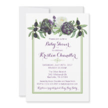 Romantic Olife Artichoke Floral Gardenia Garden