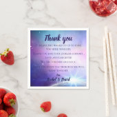 Romantic Onder de sterrenweddenschap Servet (Insitu)