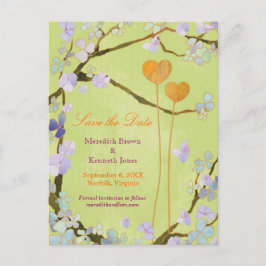 Romantic Outdoor Wedding sparen de Datum Aankondigingskaart