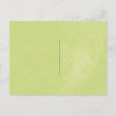 Romantic Outdoor Wedding sparen de Datum Aankondigingskaart (Achterkant)